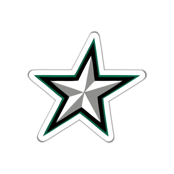 Dallas Stars - Star - Iron On - Custom Size