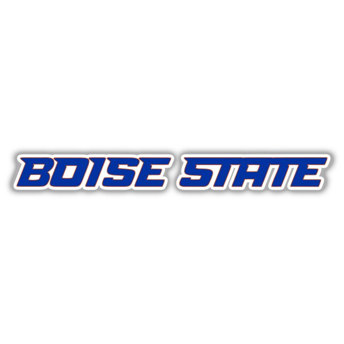 Boise State Broncos - Blue Lettering - Temporary Tattoo