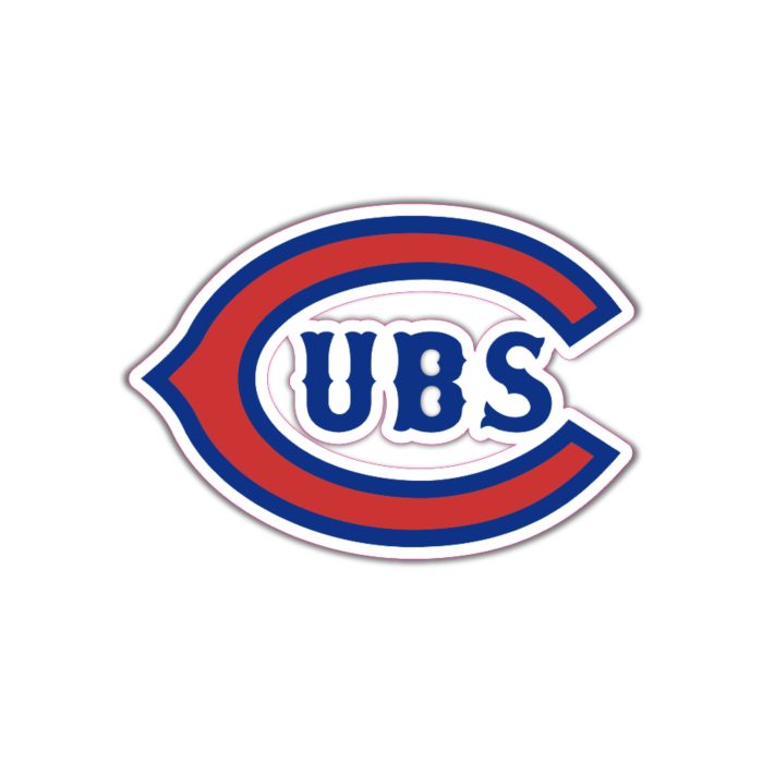 Chicago Cubs - Cubs with Red C - Iron On - Custom Size