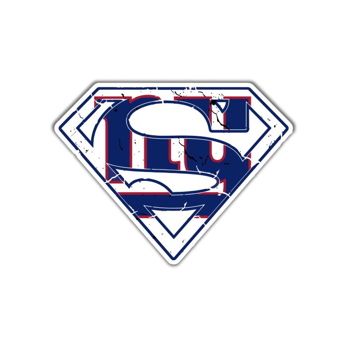 New York Giants - Superman NY  - Iron On - Custom Size