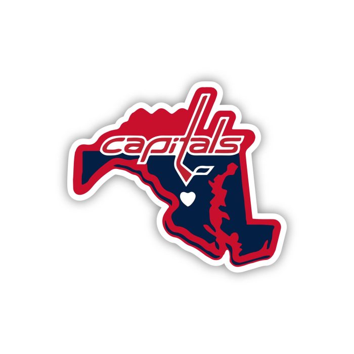 Washington Capitals - State  - Iron On - Custom Size