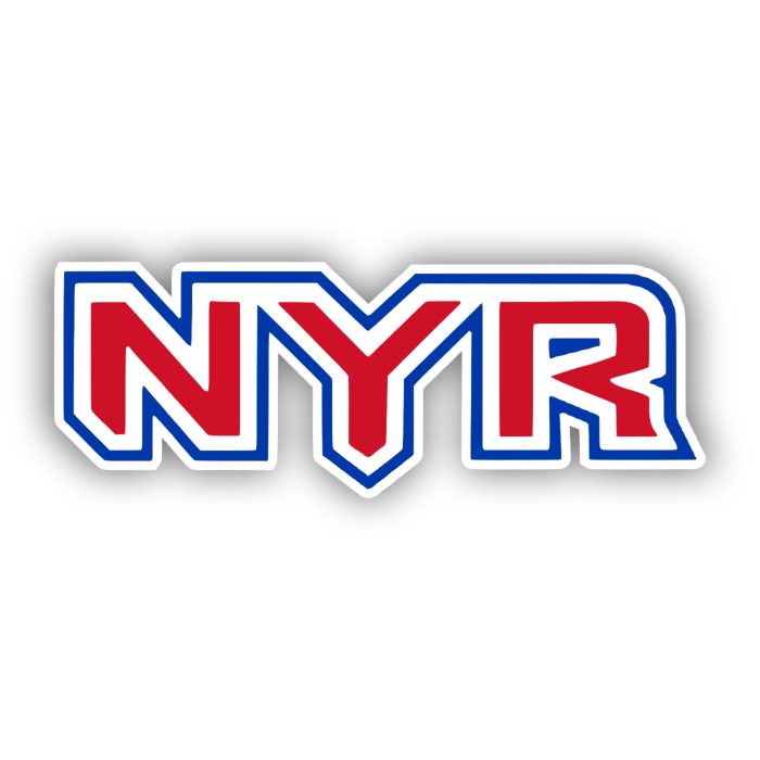 New York Rangers - NYR - Iron On - Custom Size