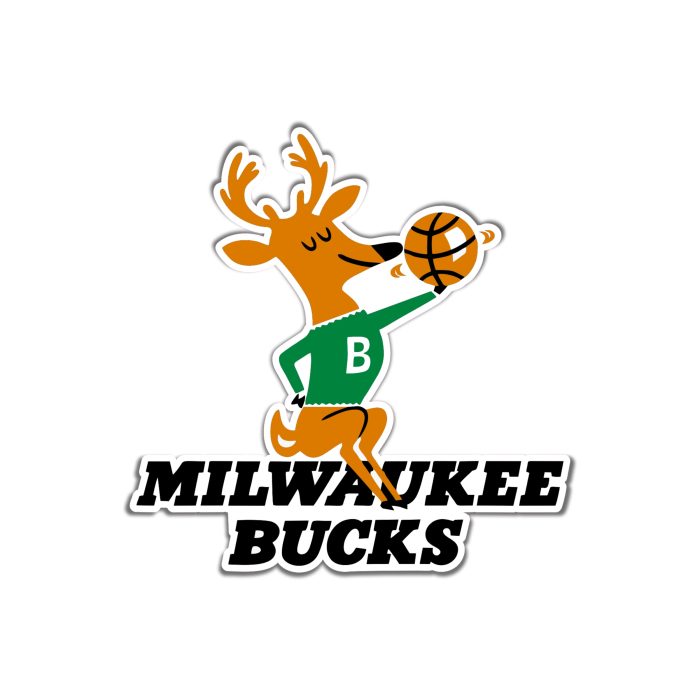 Milwaukee Bucks - Deer With Name Below - Temporary Tattoo