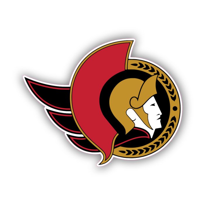 Ottawa Senators - Guy Side Profile  - Iron On - Custom Size