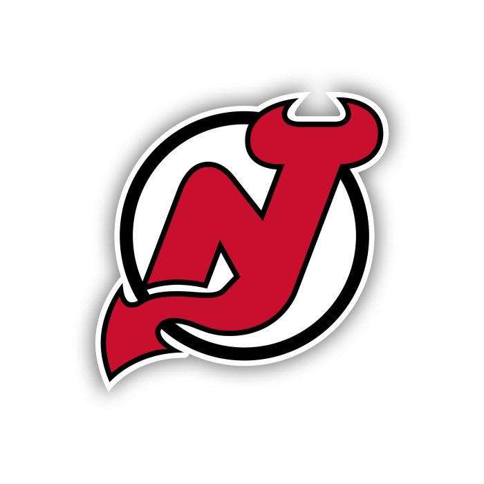 New Jersey Devils - Circle With N - Iron On - Custom Size