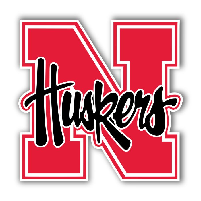 Nebraska Huskers - Iron On - Custom Size