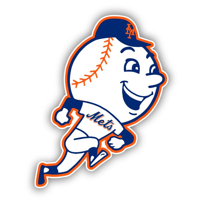 New York Mets - Mr. Met - Iron On - Custom Size