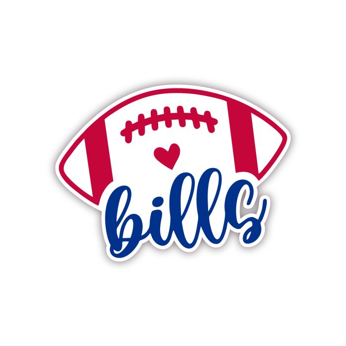 Buffalo Bills - Football - Iron On - Custom Size