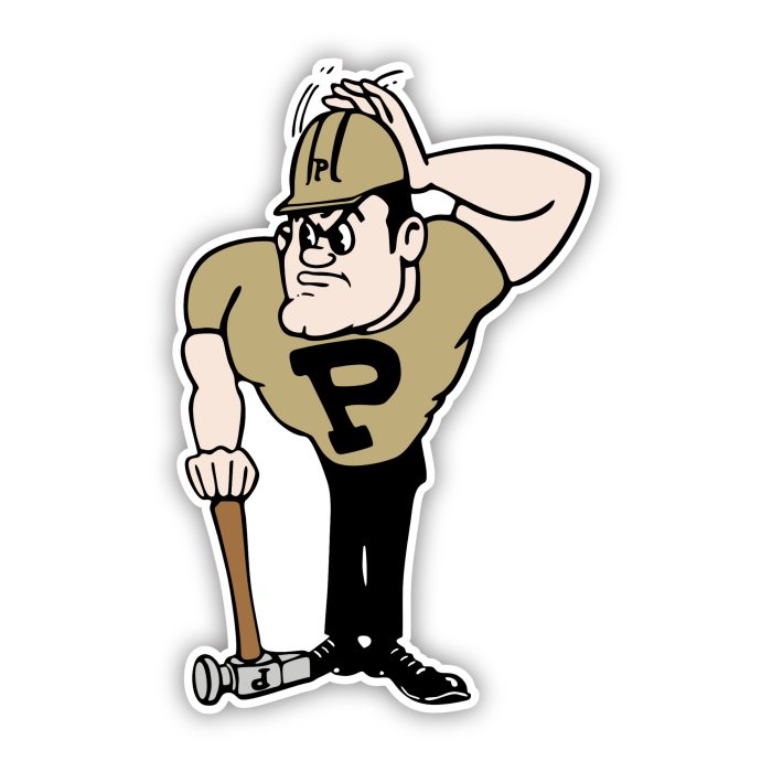 Purdue Boilermakers - Pete - Iron On - Custom Size