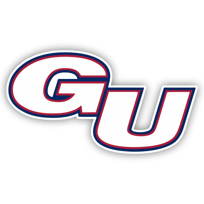 Gonzaga University- GU Name - Iron On - Custom Size