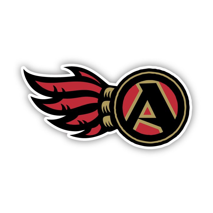 San Diego State Aztecs - A with Feathers  - Iron On - Custom Size