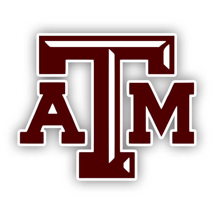 Texas A&M Aggies - Iron On - Custom Size