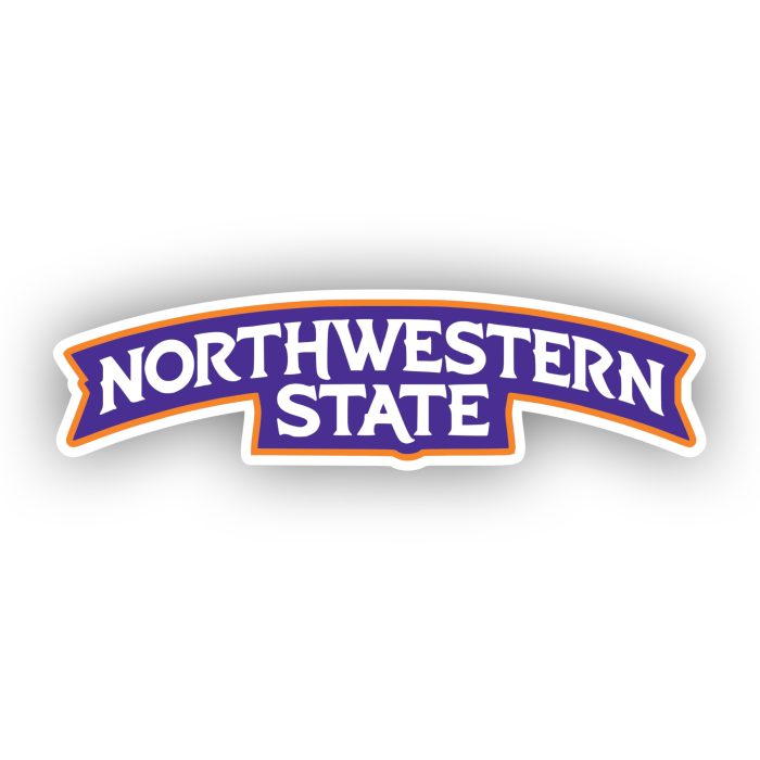 Northwestern State - Name - Iron On - Custom Size