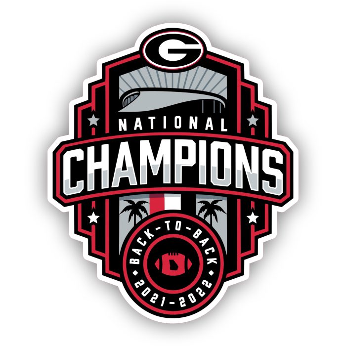 Georgia Bulldogs - National Champions 2022 - Iron On - Custom Size