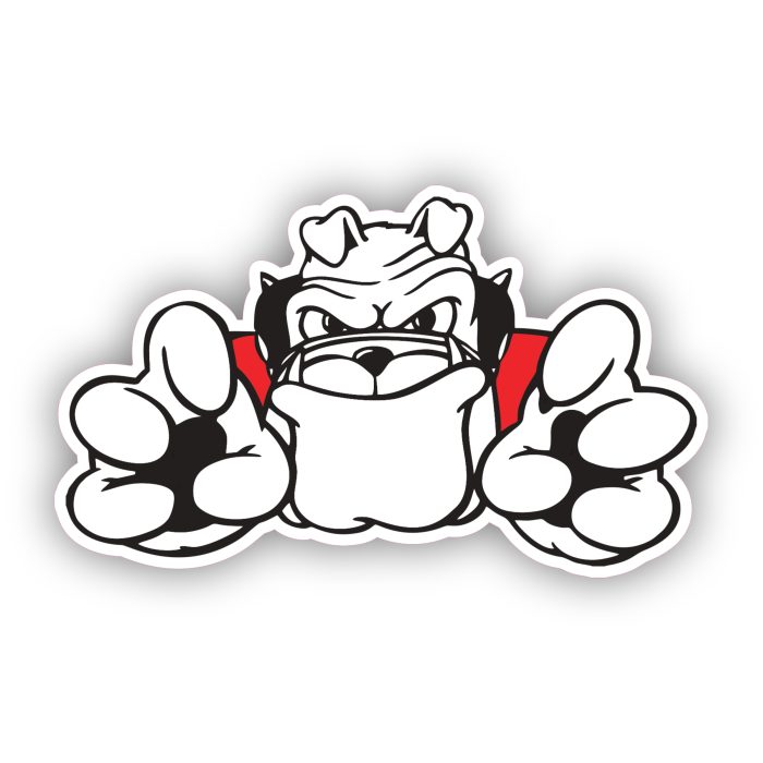 Georgia Bulldogs - Bulldog  - Iron On - Custom Size