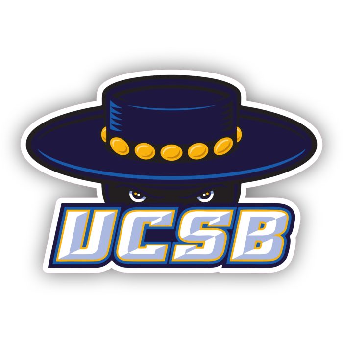 UCSB - Ole Head - Iron On - Custom Size