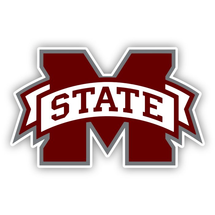 Mississippi State Bulldogs- Iron On - Custom Size