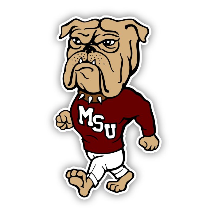 Mississippi State Bulldogs- Iron On - Custom Size