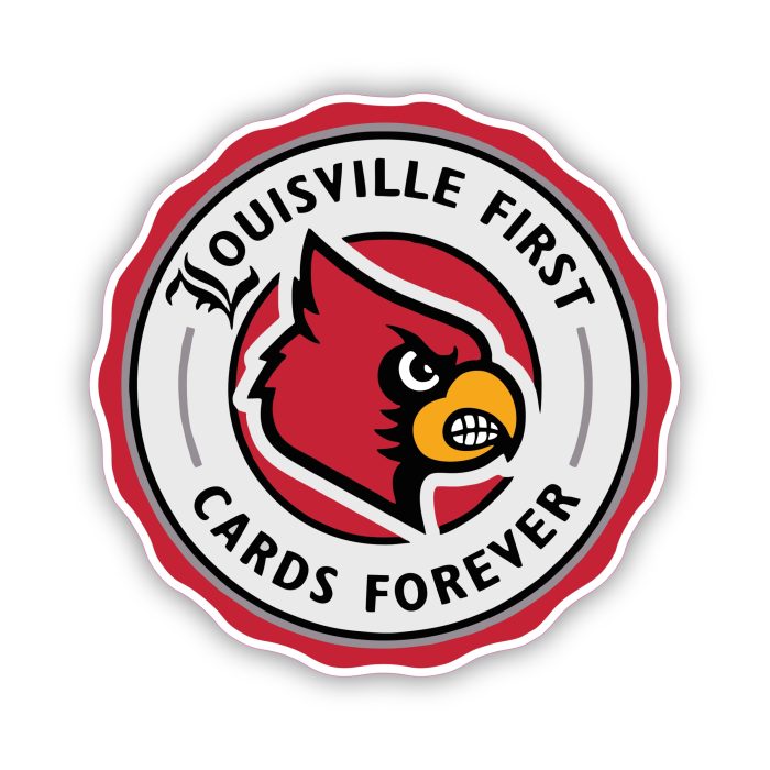 University of Louisville - Louisville First - Iron On - Custom Size