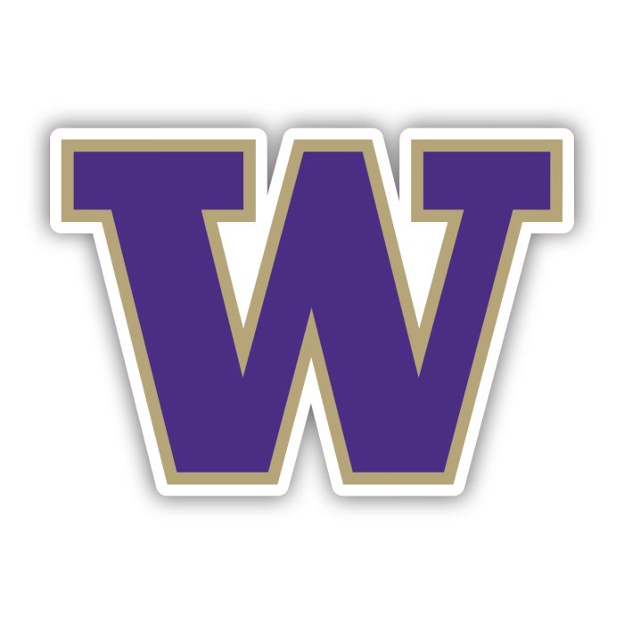 Washington Huskies - Iron On - Custom Size