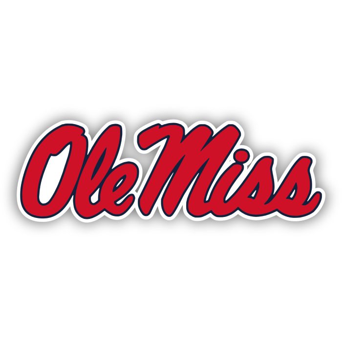 Ole Miss Rebels - Iron On - Custom Size