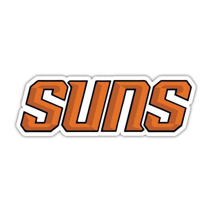 Phoenix Suns - Orange Suns - Temporary Tattoo