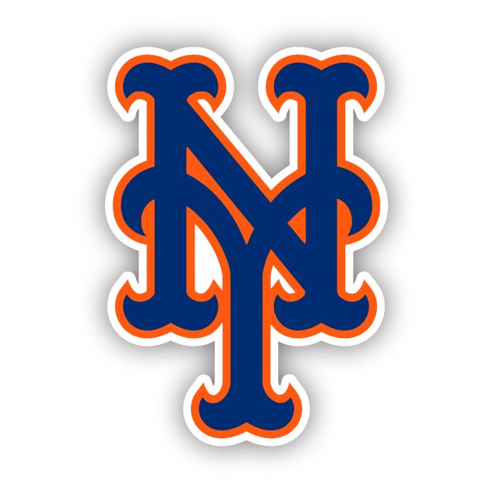 New York Mets - Blue NY - Iron On - Custom Size