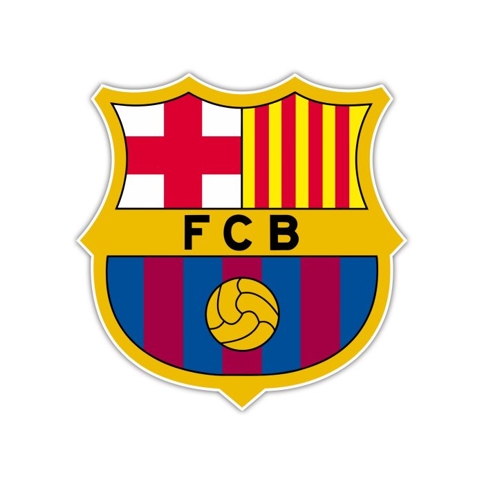 FC Barcelona - Logo - Iron On - Custom Size