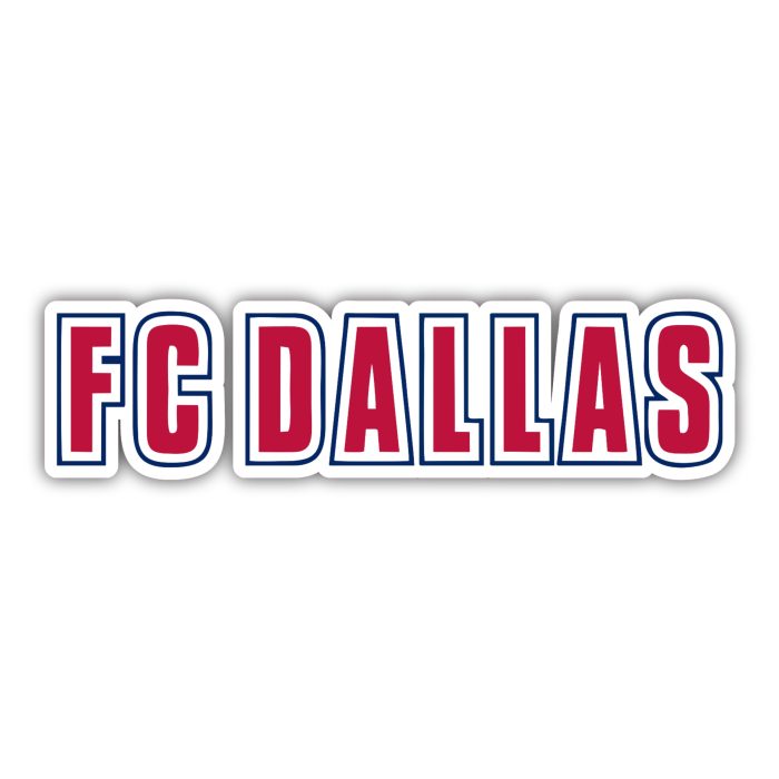 FC Dallas - Name - Iron On - Custom Size