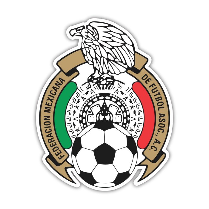 Mexico National Team - Logo - Iron On - Custom Size