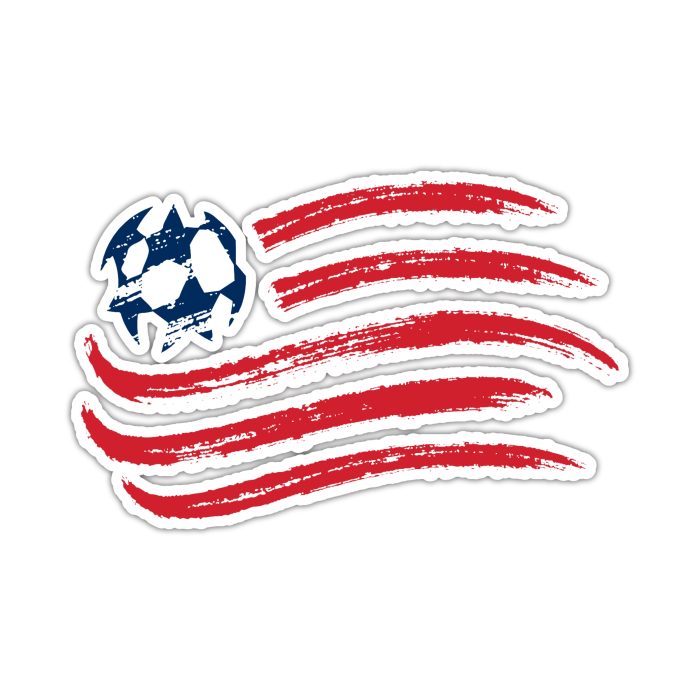 New England Revolution - Logo - Iron On - Custom Size