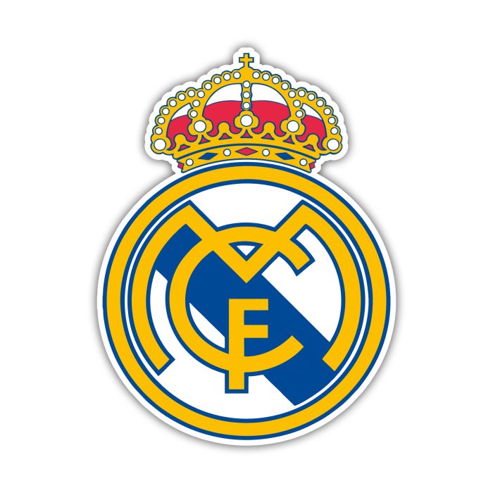 Real Madrid CF - Logo - Iron On - Custom Size