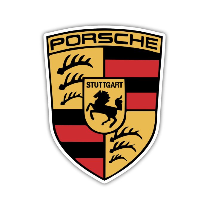 Porsche - Iron On - Custom Size