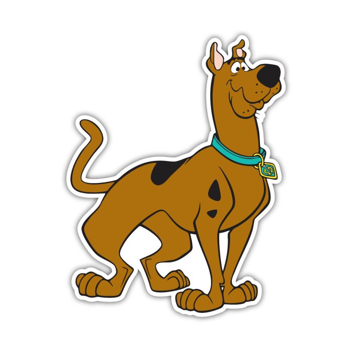 Scooby Doo - Scooby Standing - Iron On - Custom Size