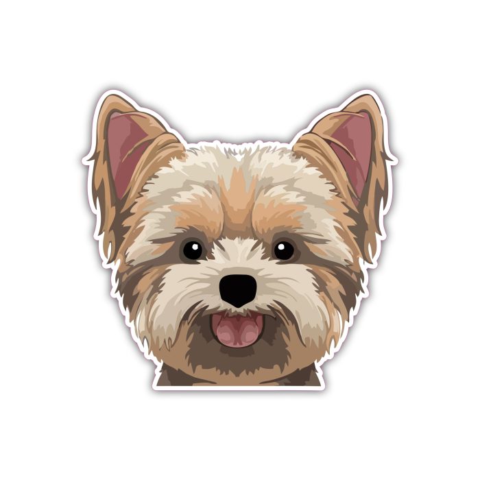 Yorkie - Iron On - Custom Size