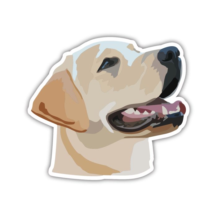 Labrador Retriever - Iron On - Custom Size