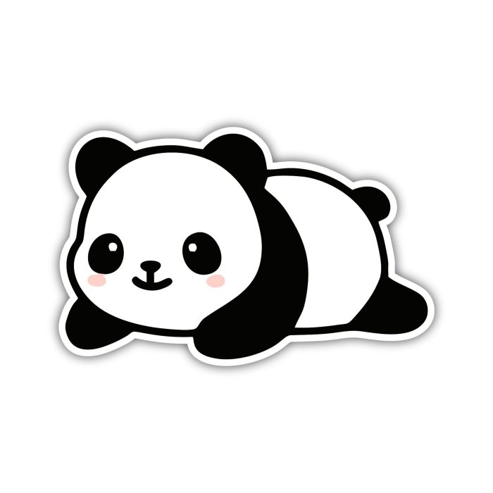 Panda  - Iron On - Custom Size