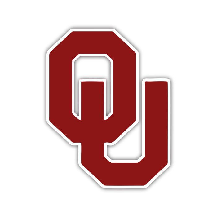 Oklahoma Sooners - Iron On - Custom Size