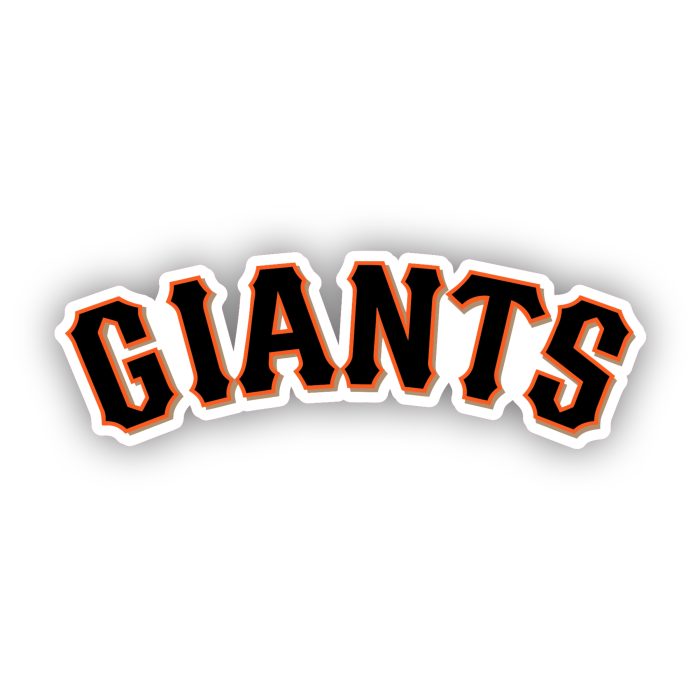 San Francisco Giants - Giants Curved - Iron On - Custom Size