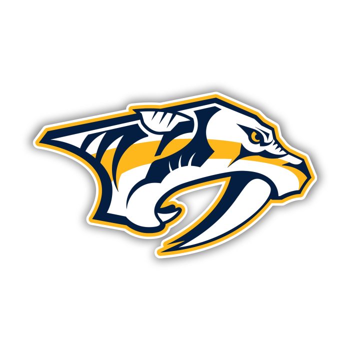 Nashville Predators - Tiger Head - Iron On - Custom Size