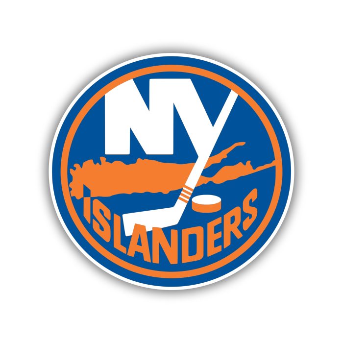 New York Islanders - Dull Circle - Iron On - Custom Size