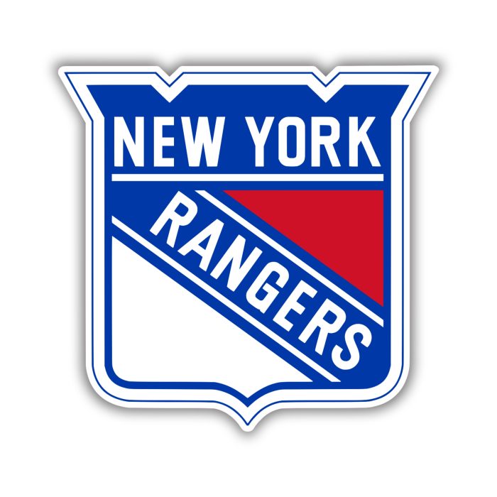 New York Rangers - Shield - Iron On - Custom Size