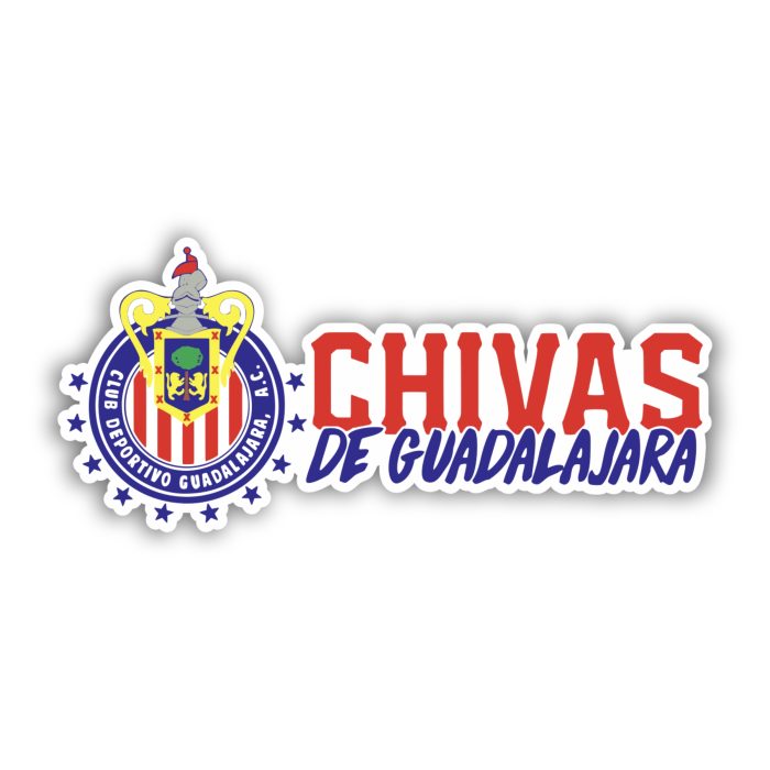 Chivas De Guadalajara - Name With Logo - Iron On - Custom Size