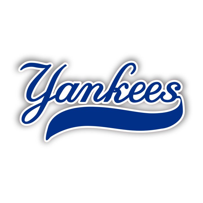 New York Yankees - Yankees Cursive Iron On - Custom Size