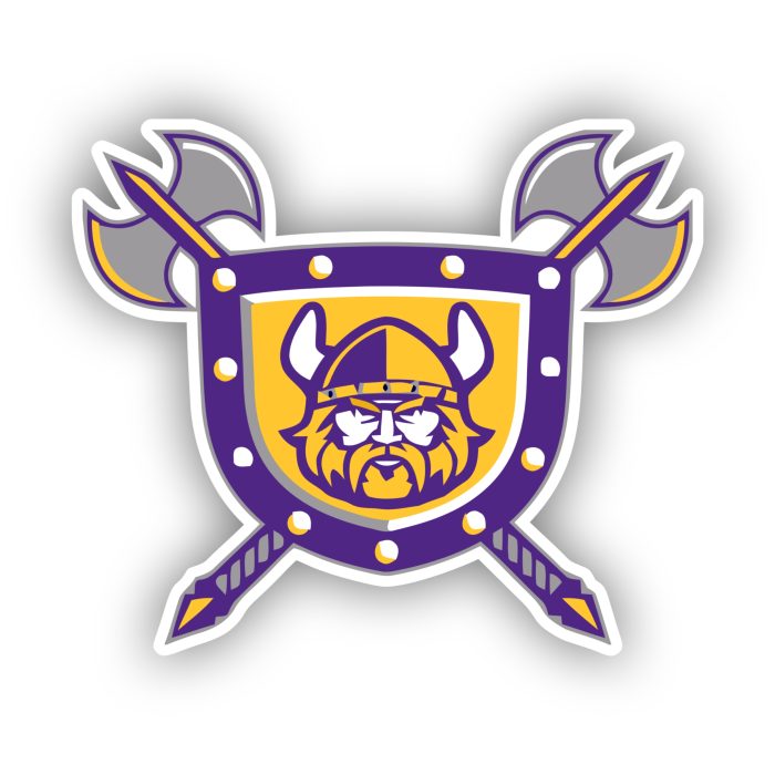 Minnesota Vikings - Shield - Iron On - Custom Size