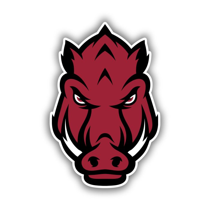 Arkansas Razorbacks - Hog Head - Temporary Tattoo