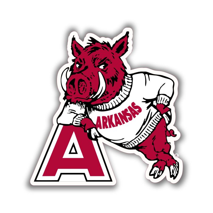 Arkansas Razorbacks - Iron On - Custom Size