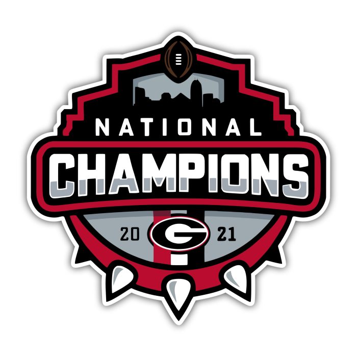 Georgia Bulldogs - National Champions 2021 - Iron On - Custom Size