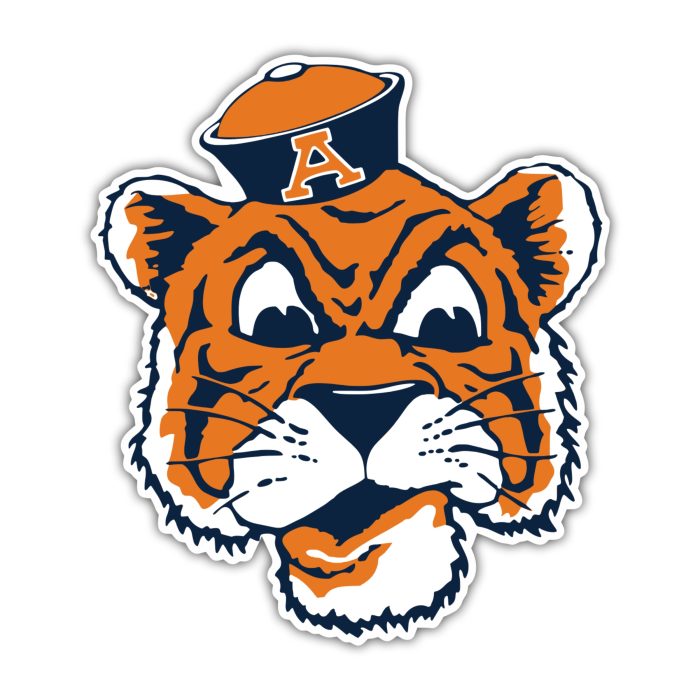 Auburn Tigers - Tigers Head - Temporary Tattoo