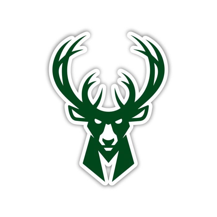 Milwaukee Bucks - Deer Head - Temporary Tattoo